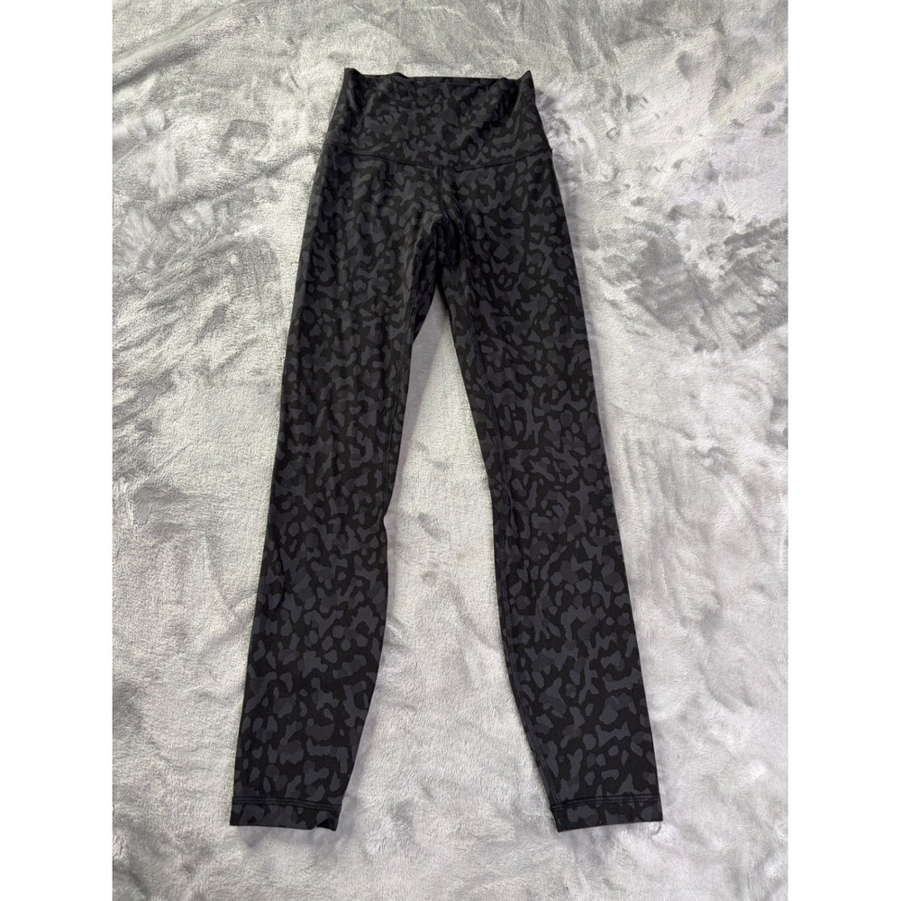 Lululemon Leggings Align Pant 25" Womens Size 4 Black Moisture Wicking Stretch